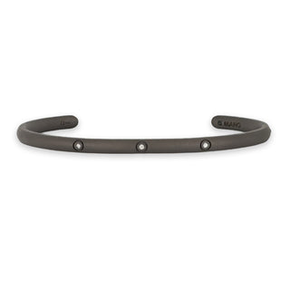 Bracciale T gioielli in titanio con diamanti 0,03Ct - Fabiani Gioiellerie