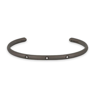 Bracciale T gioielli in titanio con diamanti 0,03Ct - Fabiani Gioiellerie