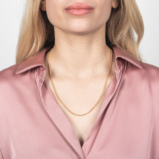 Collana Fabiani a maglia catena in oro giallo 9Kt - Fabiani Gioiellerie