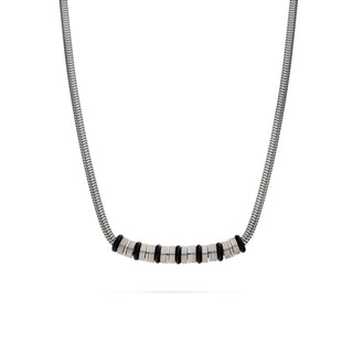 Collana Fabiani uomo acciaio