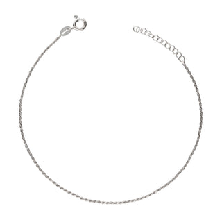 Cavigliera Fabiani in argento 925 con cuore e zirconi - Fabiani Gioiellerie