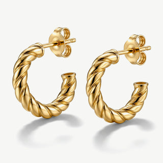 Orecchini Fabiani a Cerchio in Oro 9kt