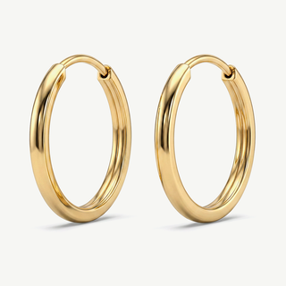 Orecchini Fabiani a Cerchio in Oro Giallo 9Kt