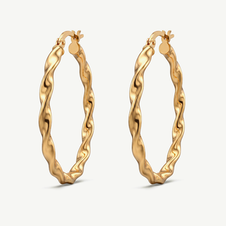 Orecchini Fabiani torchon in oro giallo 9Kt