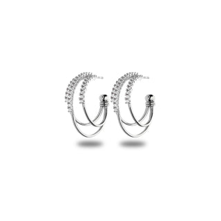 Orecchini Fabiani in Argento 925 e Zirconi