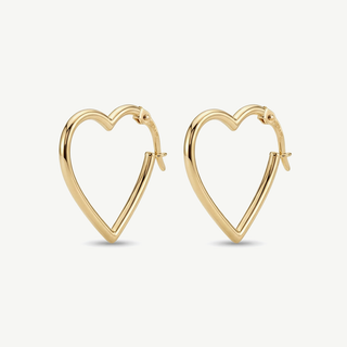 Orecchini a cuore Fabiani in oro giallo 9kt