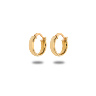 Orecchini Fabiani a cerchio in oro giallo 18Kt