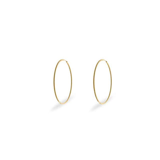 Orecchini Fabiani con canna flessibile in oro giallo 9Kt - Fabiani Gioiellerie