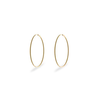 Orecchini Fabiani cerchi flessibili in oro giallo 9Kt - Fabiani Gioiellerie