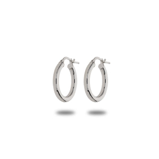Orecchini Fabiani a cerchio in argento 925 - Fabiani Gioiellerie