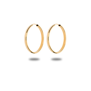 Fabiani 9Kt yellow gold hoop earrings