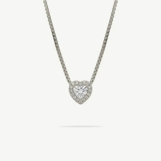 Collana Fabiani Margherita con Cuore in Argento