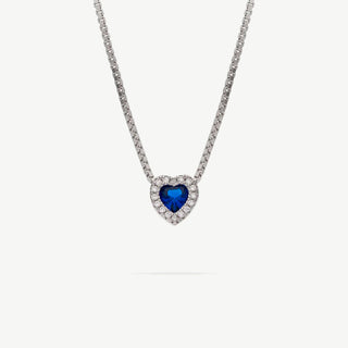 Collana Fabiani Margherita con Cuore in Argento