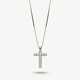 Collana Fabiani con Iniziale Lettera T in Argento
