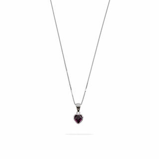 Collana Fabiani con pendente cuore Swarovski in argento 925 - Fabiani Gioiellerie