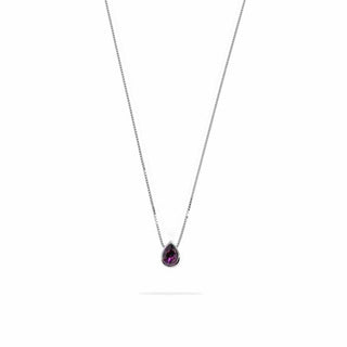 Collana Fabiani con pendente goccia Swarovski in argento 925 - Fabiani Gioiellerie