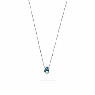 Collana Fabiani con pendente Swarovski taglio goccia in argento 925 - Fabiani Gioiellerie