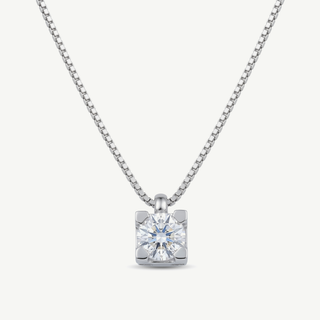 Collana Fabiani Punto Luce in Oro 18Kt con Diamante 0,30Ct