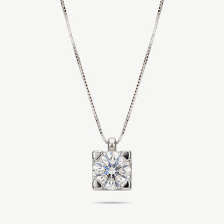 Collana Fabiani Punto Luce in Oro 18Kt con Diamante 0,30Ct