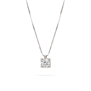 Collana Fabiani Punto Luce in Oro Bianco e Diamante 0,50 ct