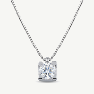 Collana Fabiani Punto Luce in Oro Bianco e Diamante 0,70 ct