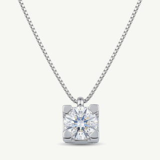 Collana Fabiani Punto Luce in Oro Bianco e Diamante 1,00 ct