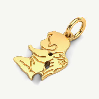 Ciondolo Fabiani angelo in oro giallo 9Kt