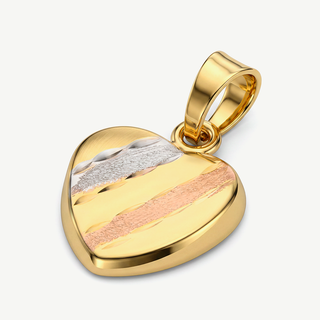 Ciondolo Fabiani in oro giallo bianco e rosa 18 Kt