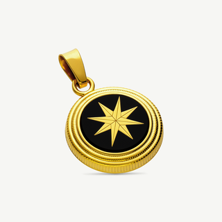 Ciondolo Fabiani Rosa dei Venti Oro Giallo 9Kt