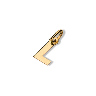 Ciondolo Fabiani iniziale "L" in oro giallo 9Kt
