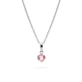 Collana Fabiani in argento con pendente punto luce in oro bianco 18Kt