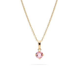 Collana Fabiani in argento con pendente punto luce in oro giallo 18Kt
