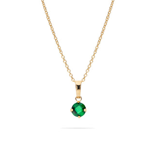 Collana Fabiani in argento con pendente punto luce in oro giallo 18Kt