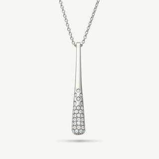 Collana Bubble in Oro Bianco e Diamanti 0.25ct