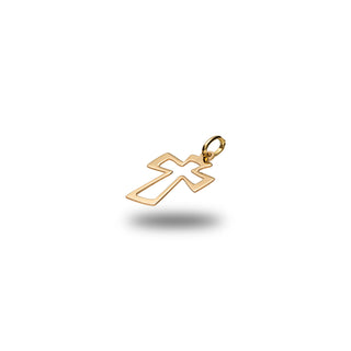 Ciondolo Fabiani croce in oro giallo 18Kt - Fabiani Gioiellerie