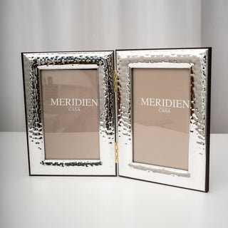 Doppia Cornice Portafoto Martellata 9x13 Meridien