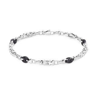 Bracciale Zancan solo maglia in argento e ceramica - Fabiani Gioiellerie