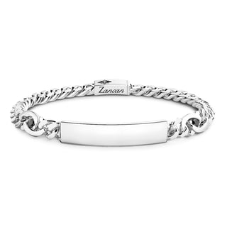 Bracciale Zancan in argento con targa centrale - Fabiani Gioiellerie