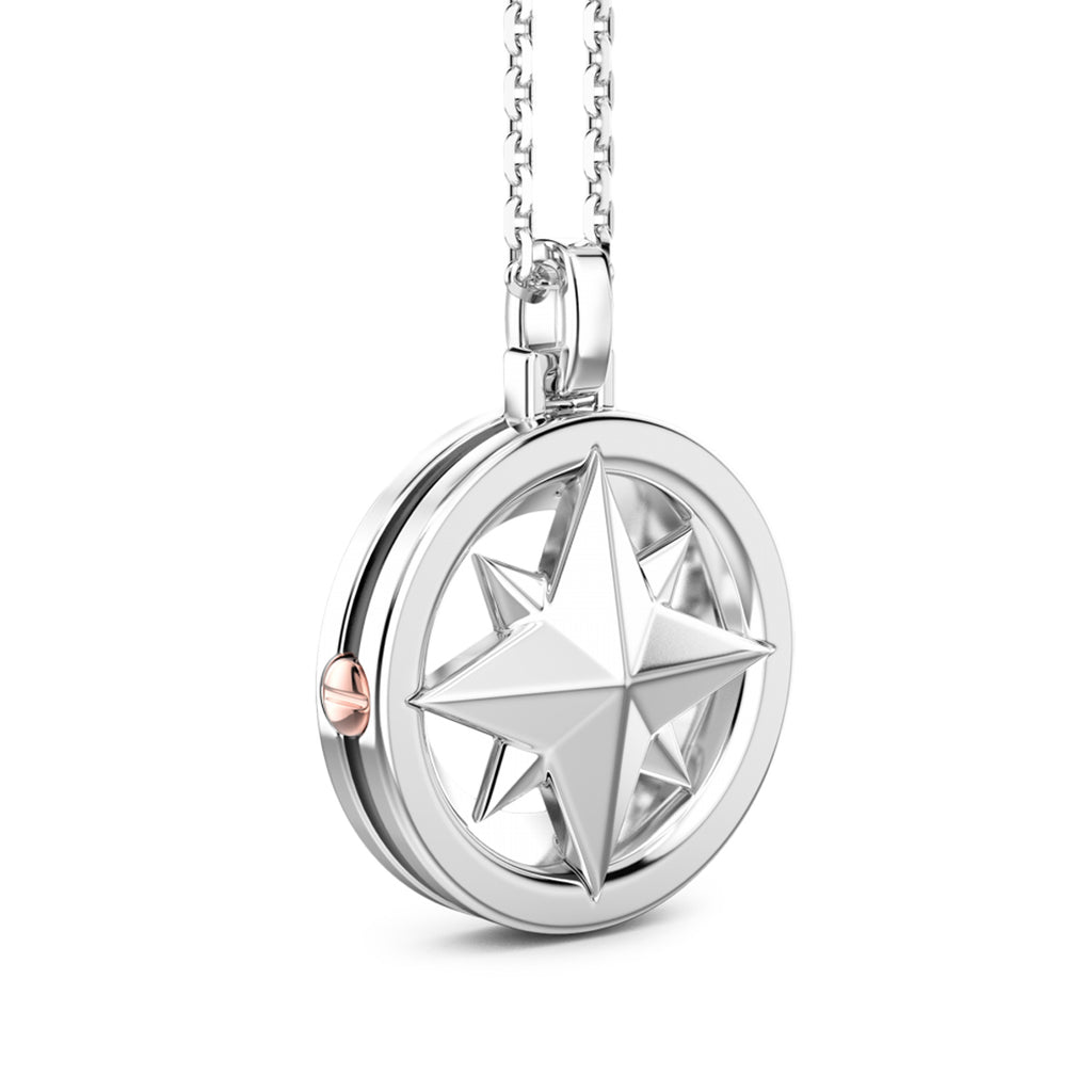 Collana con pendente scritta in argento 925 | ® Italia
