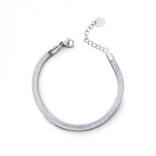 Bracciale Acciaio Maglia Snake Meridien Jewels