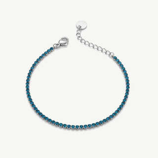 Bracciale Tennis Meridien - Blu