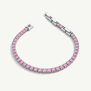 Bracciale Tennis Meridien - Rosa