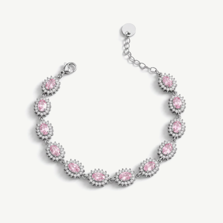 Bracciale Tennis Margherite Meridien - Rosa