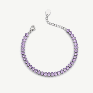Bracciale Tennis Meridien - Lilla