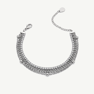 Bracciale Tennis Multicatena Meridien