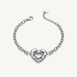 Bracciale con Cuore Meridien