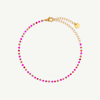 Cavigliera con Sfere Fucsia