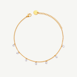 Cavigliera con Punti Luce Pendenti