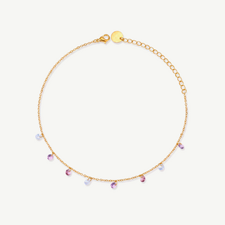 Cavigliera con Punti Luce Pendenti