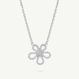 Collana con Ciondolo con Fiore